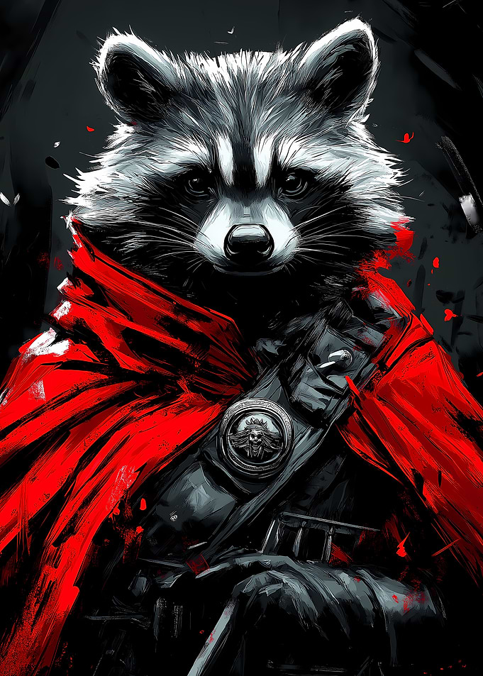 Raccoon Warrior Animal