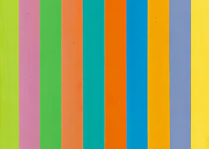Colorful Striped Wall