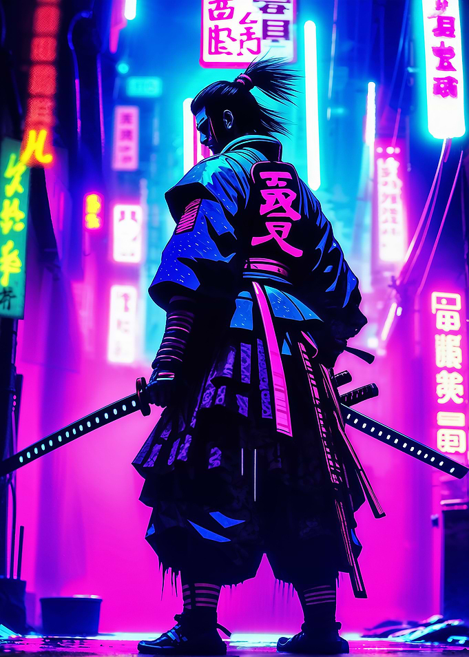 Cyberpunk Samurai