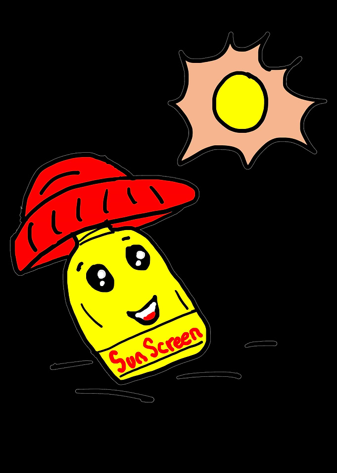 Sunscreen Cartoon