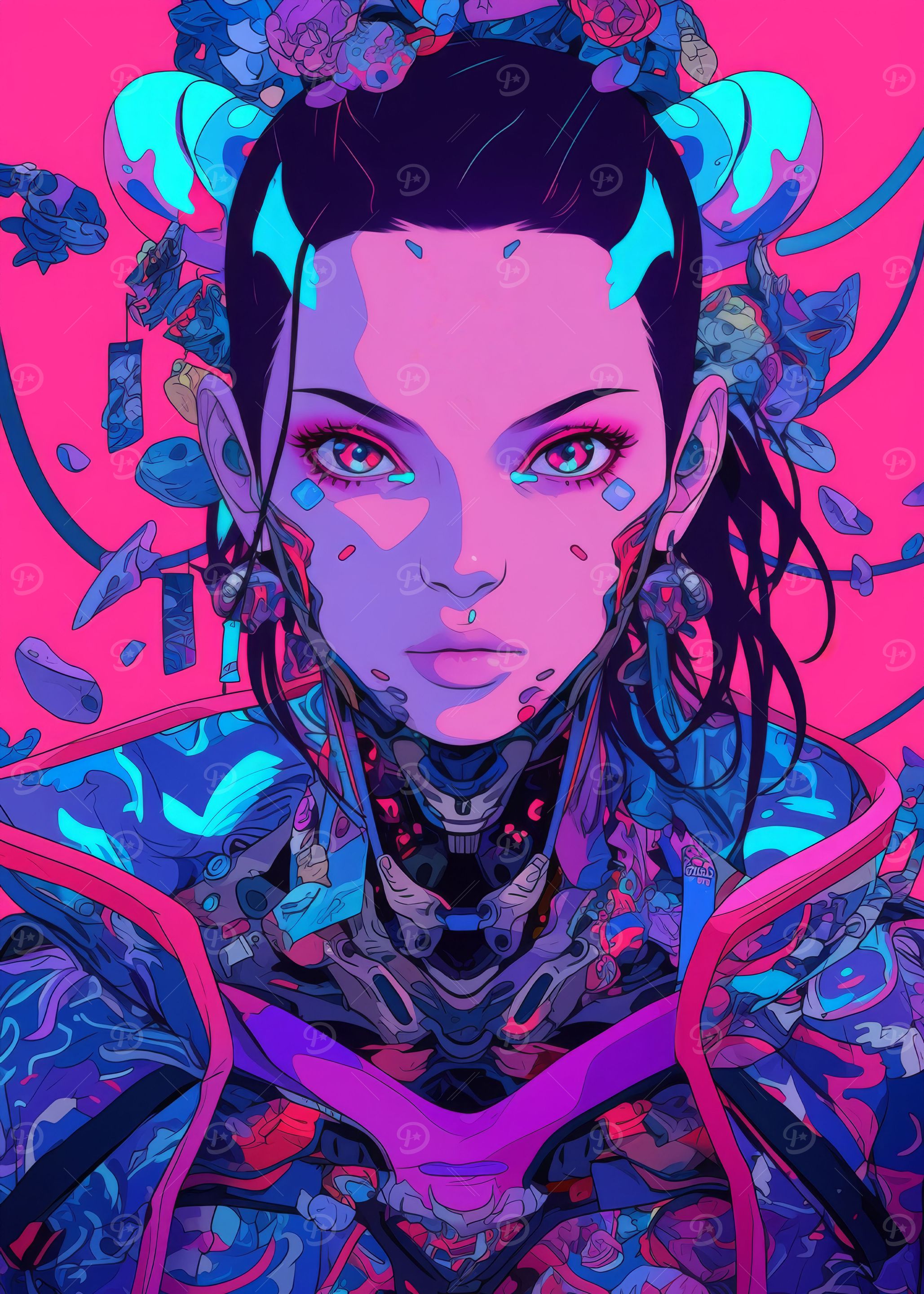 Cyberpunk Anime Girl