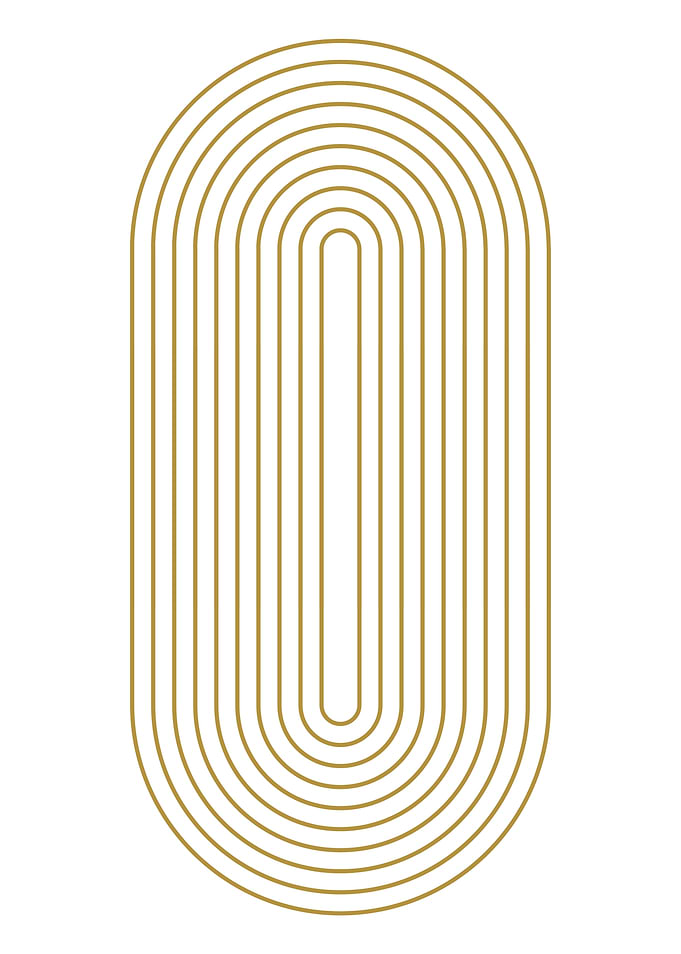 Golden Arch Abstract Art