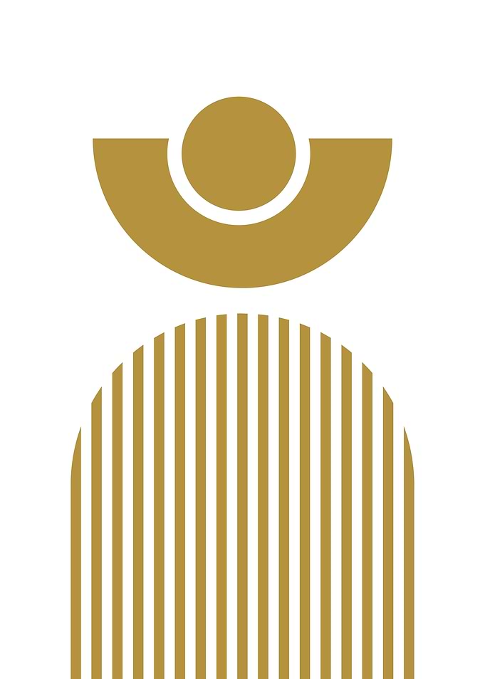 Gold Geometric Art Print