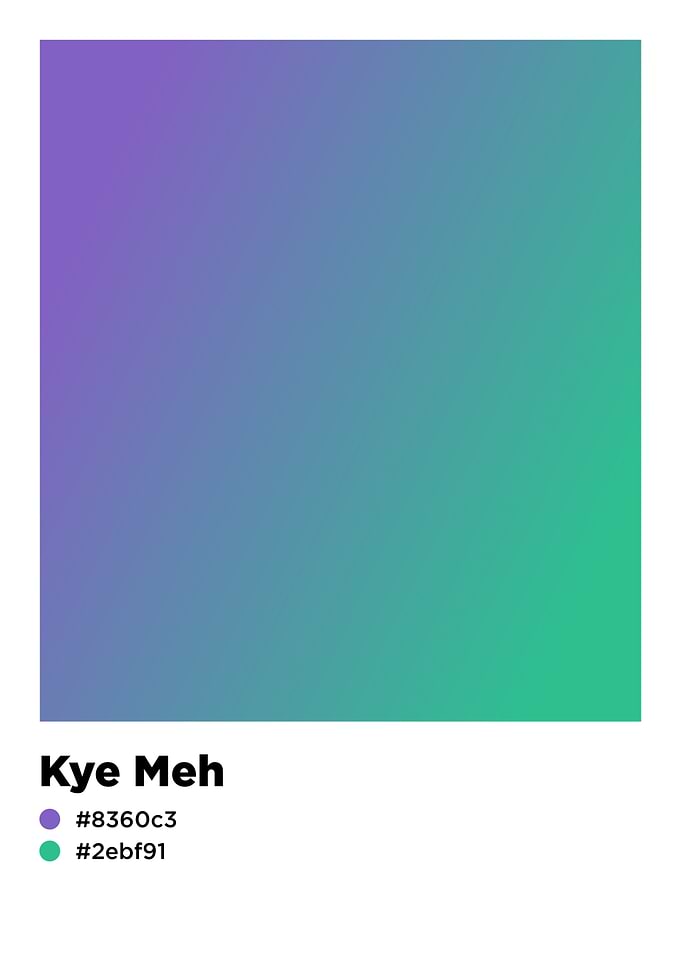 Purple to Green Gradient