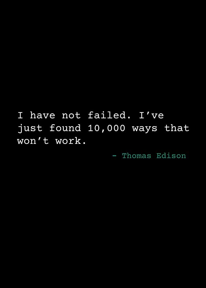 Thomas Edison Quote