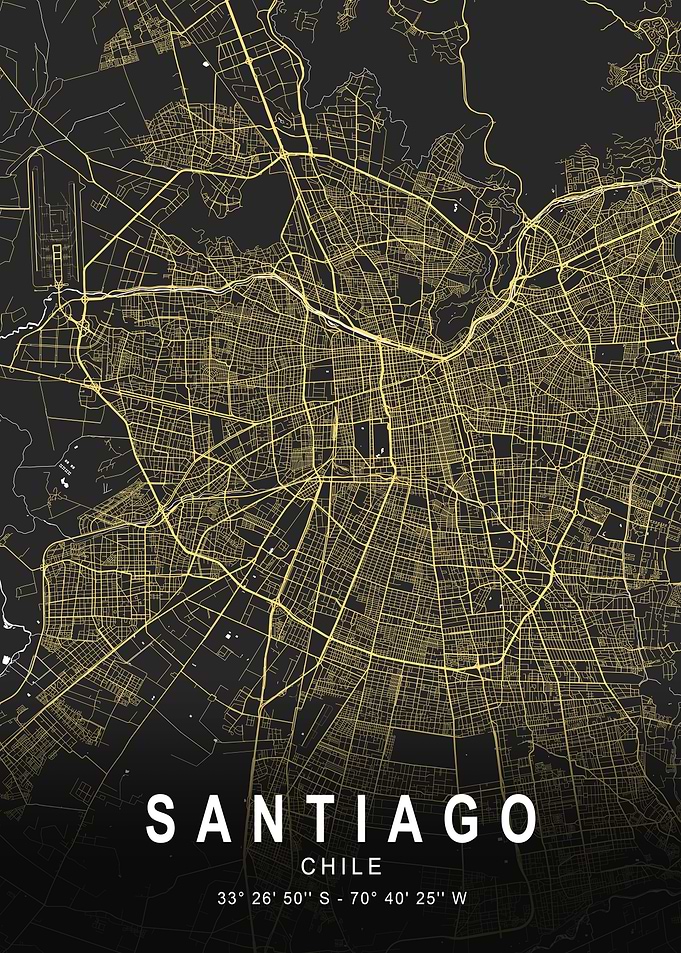 Santiago Silver City Map