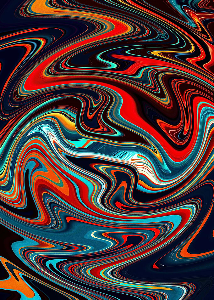 Beautiful Abstract Mixed Color Marble