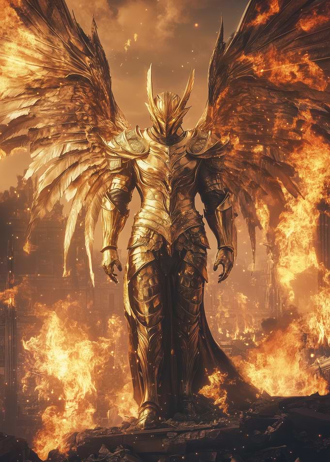 The Fire Angel Knight