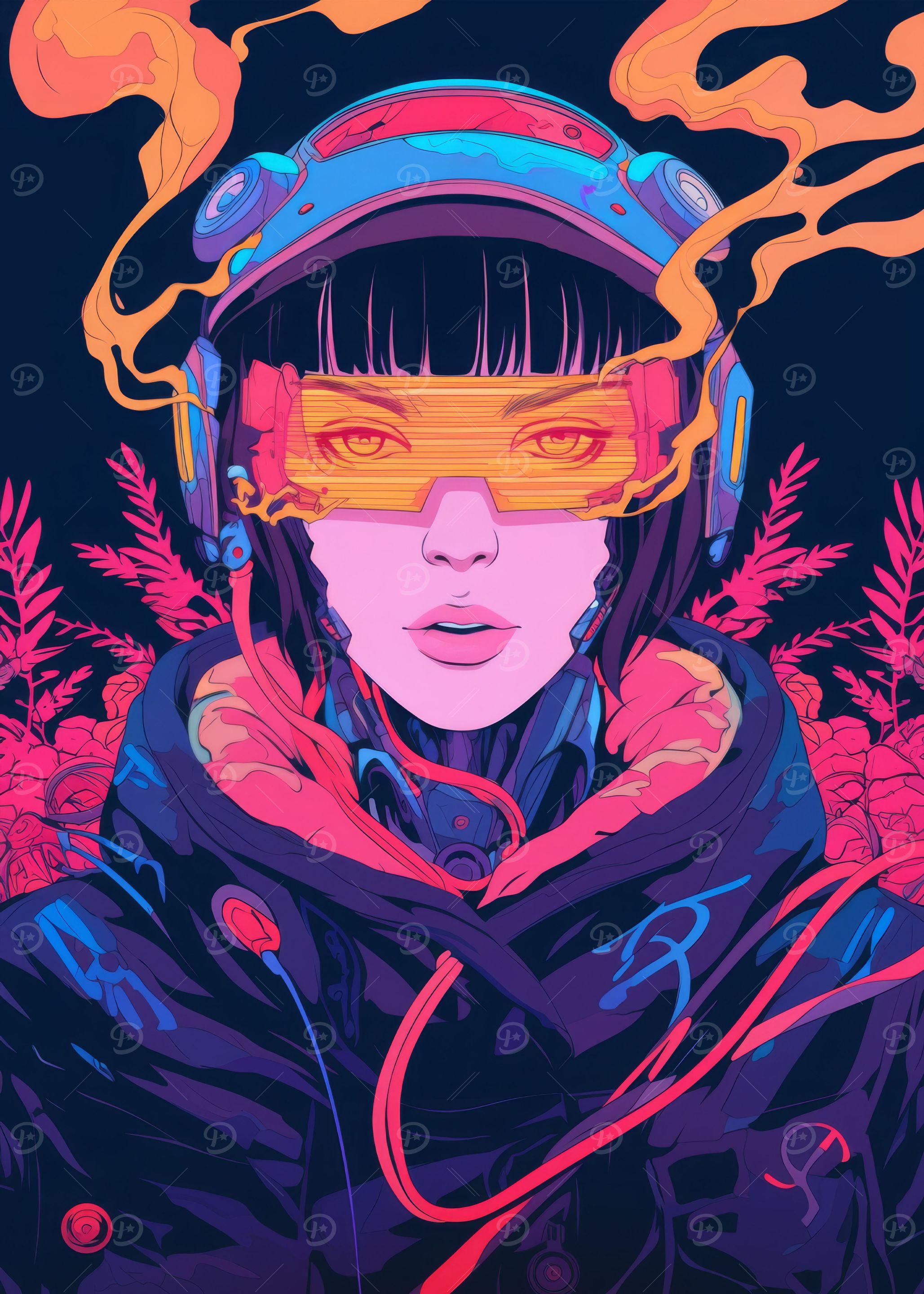 Cyberpunk Female Portrait