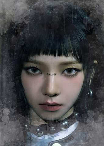 Kpop karina splash effect