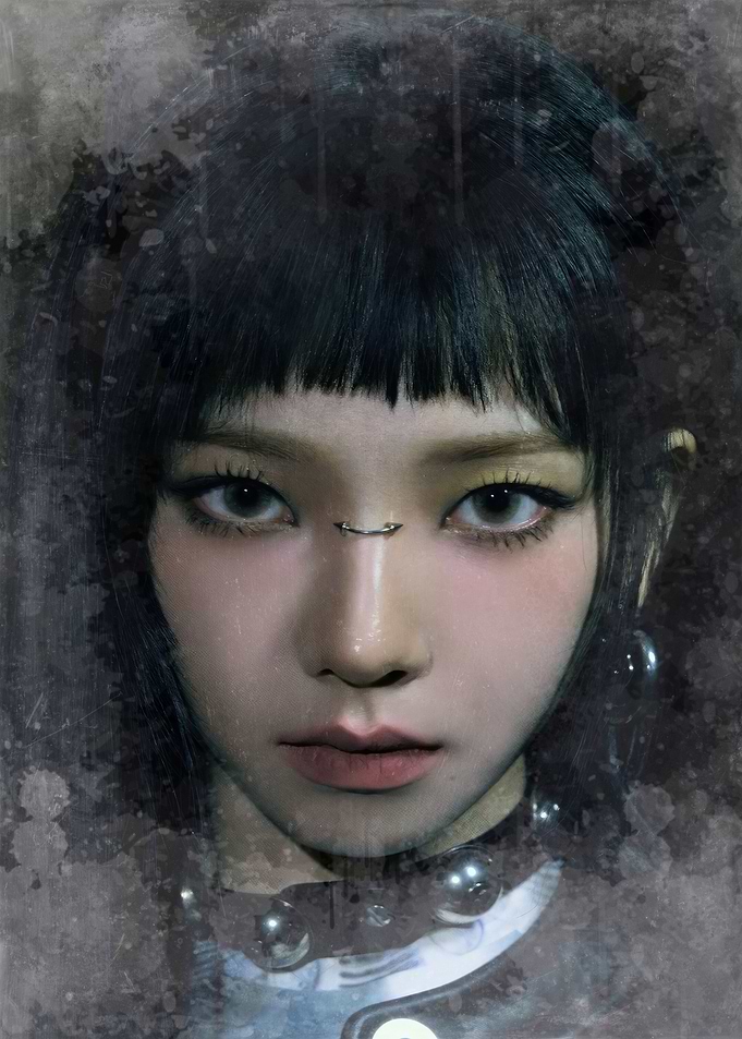 Kpop karina splash effect
