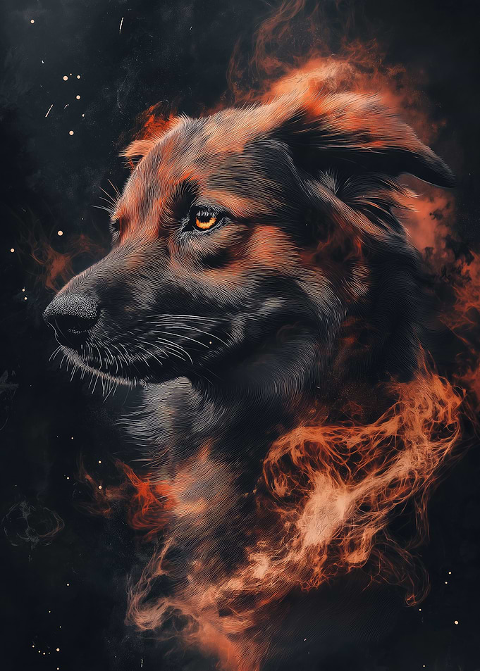 Fiery Labrador