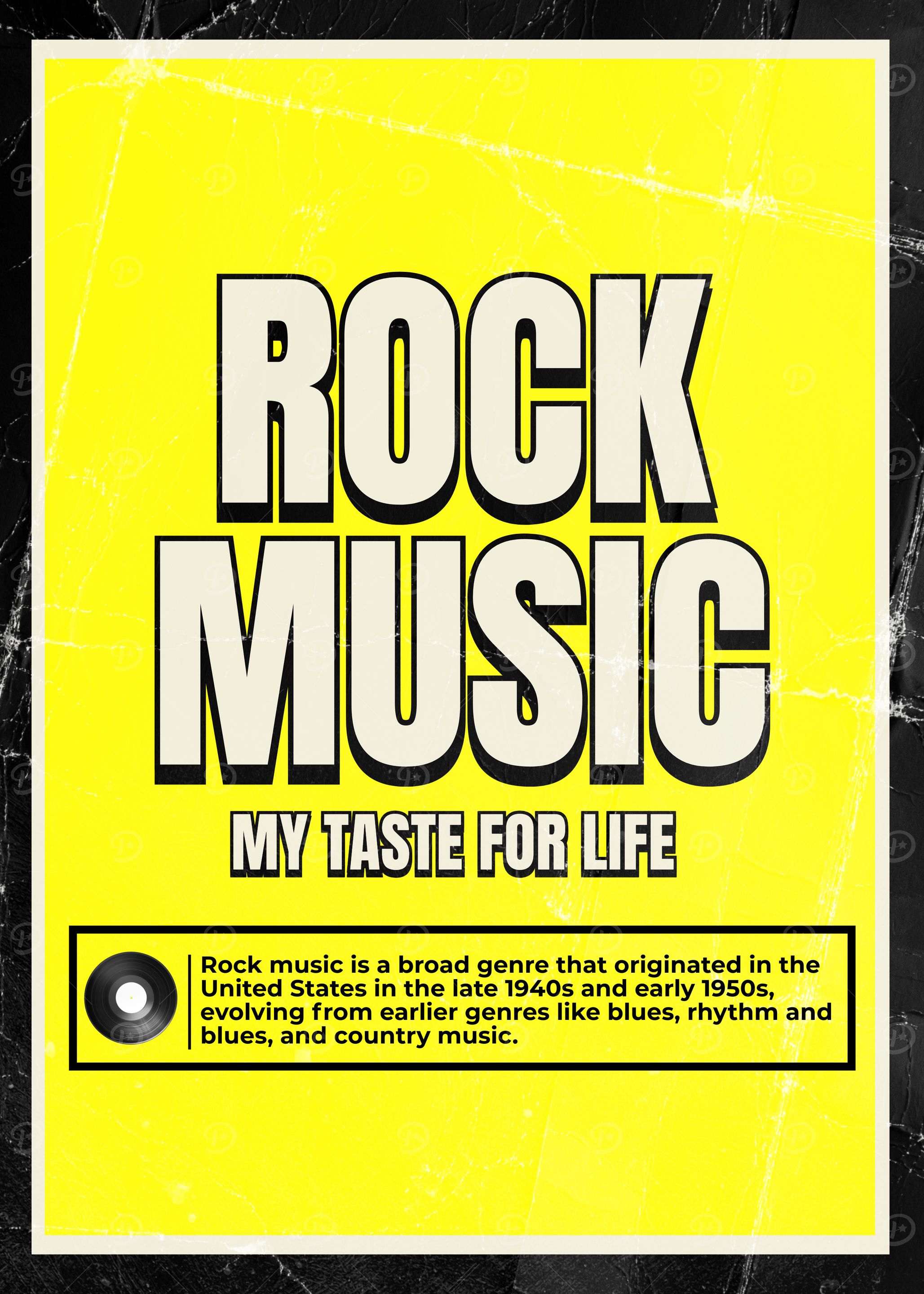 Rock Music Poster