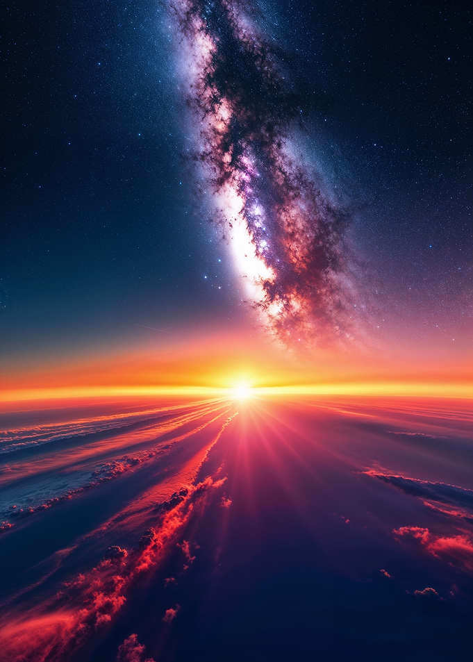 Milky Way Sunset