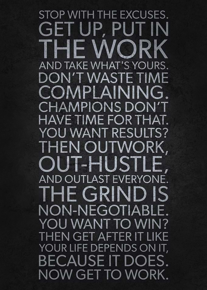 The Grind Is Non-Negotiable - Motivational