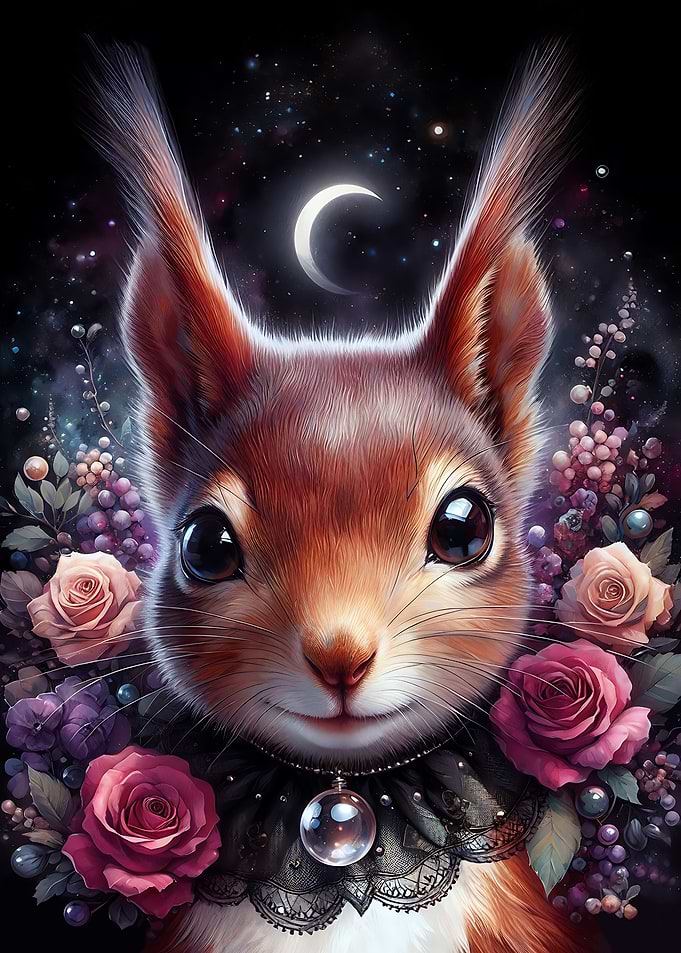 Woodland Squirrel Charm