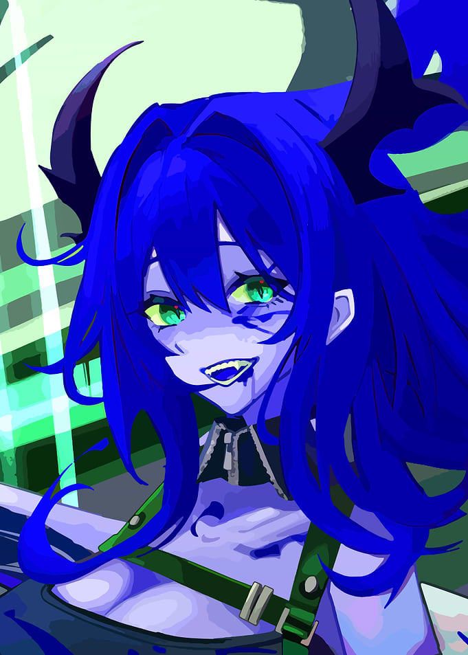Anime Demon Girl