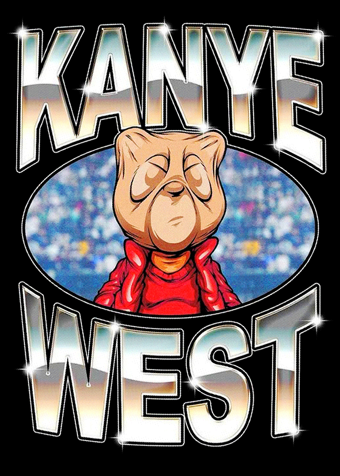 Kanye West Bear Mascot