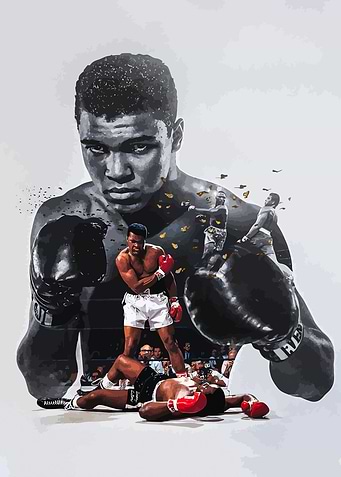 Muhammad Ali Boxing Poster