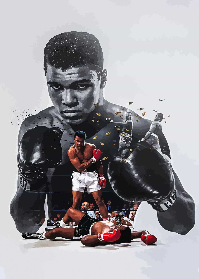 Muhammad Ali Boxing Poster