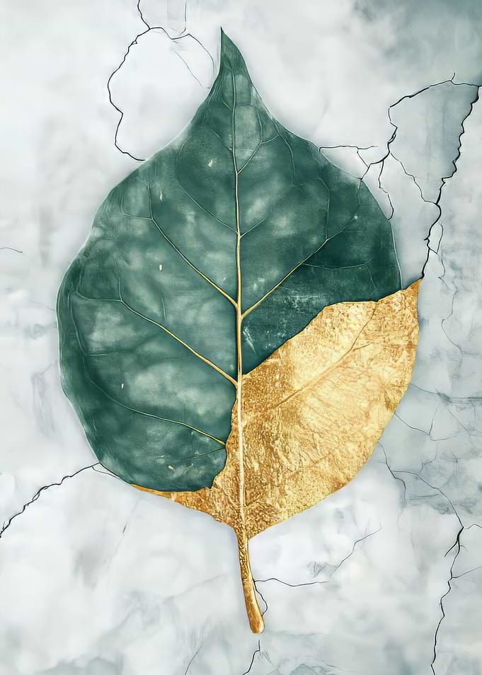 Gold Leaf on Marble