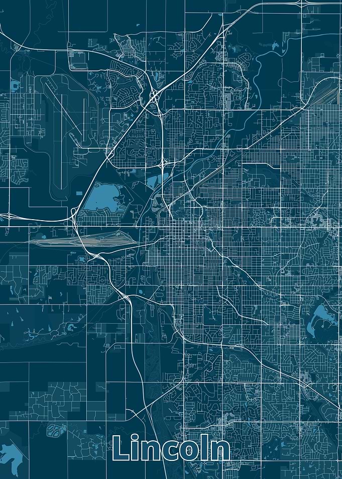Lincoln City Map