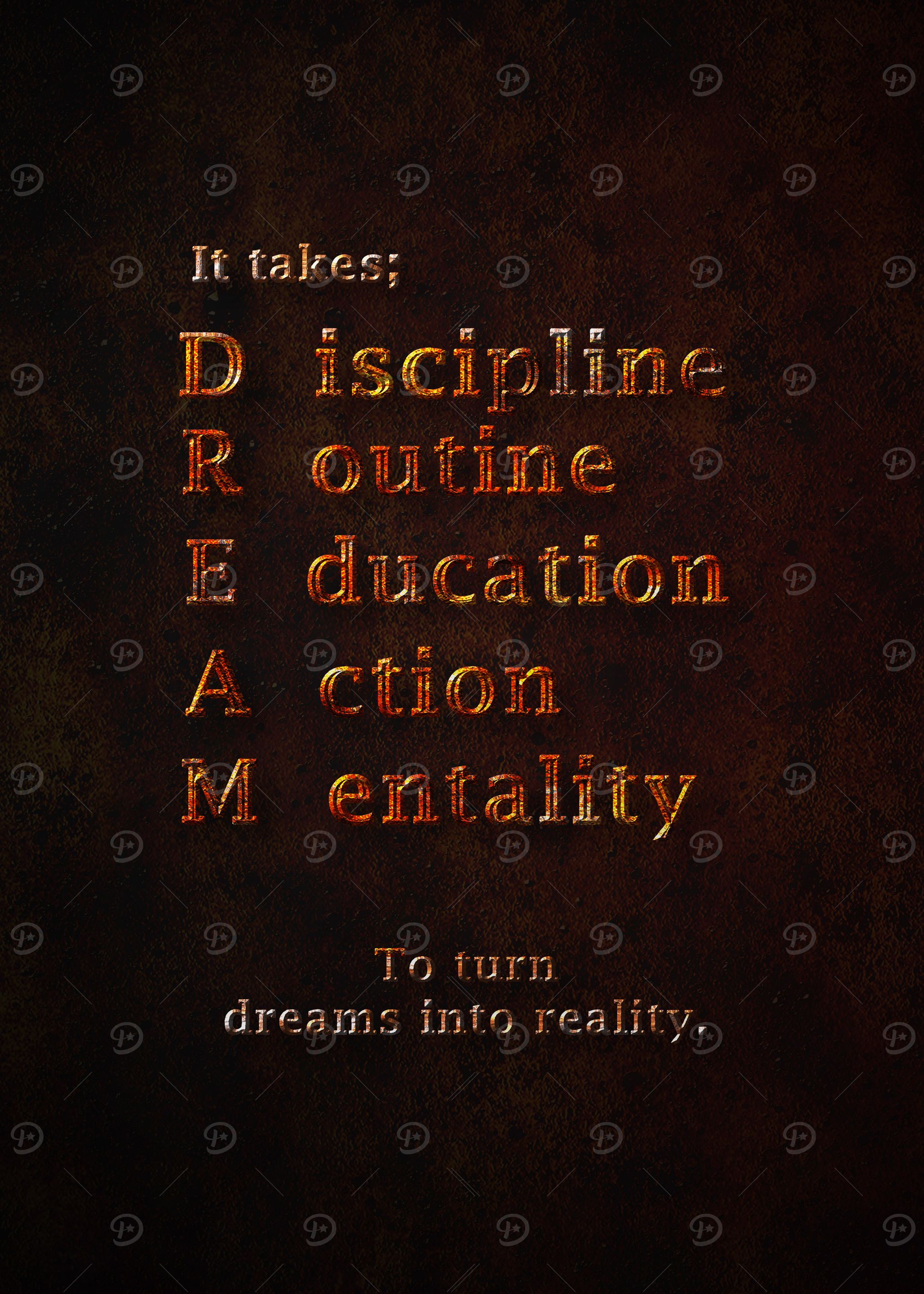 DREAM Acronym Poster