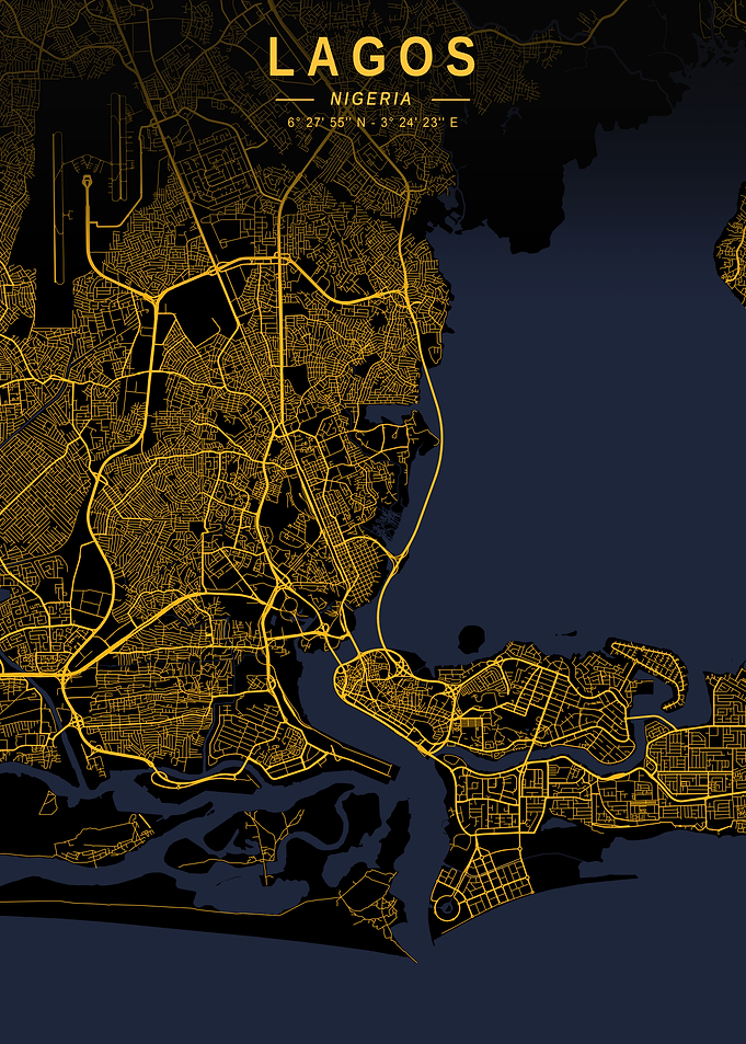 Lagos Golden City Map