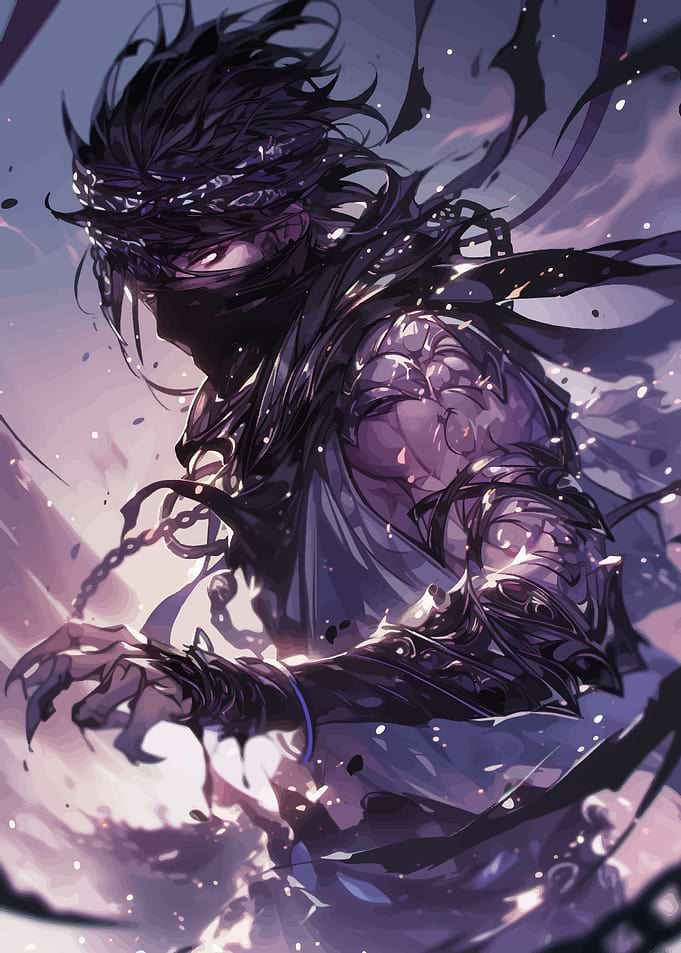 Dark Anime Character