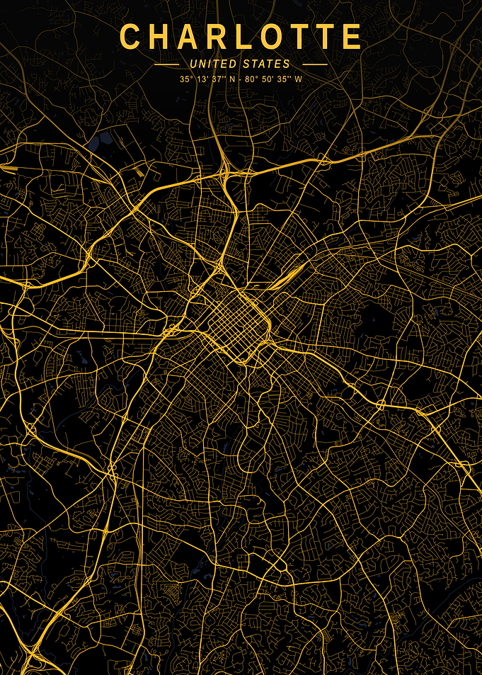 Charlotte Golden City Map