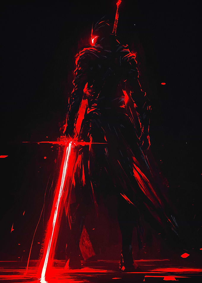 Red-Glowing Warrior