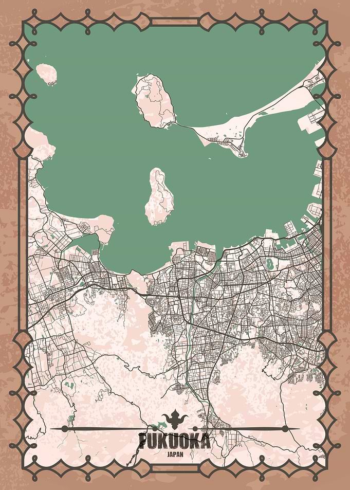Fukuoka City Map