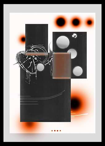 Tangerine - Orange Pulse in Monochrome