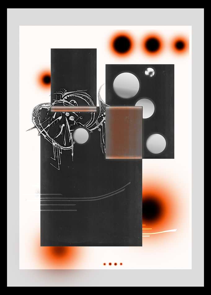 Tangerine - Orange Pulse in Monochrome