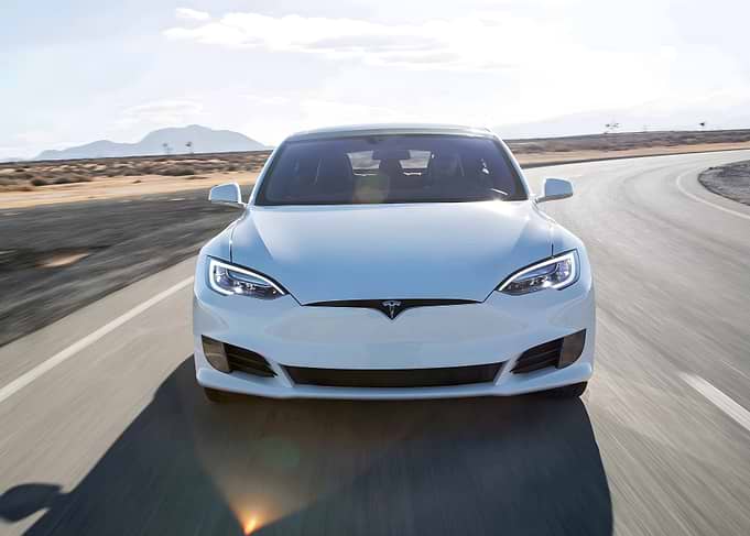Tesla Model S Driving