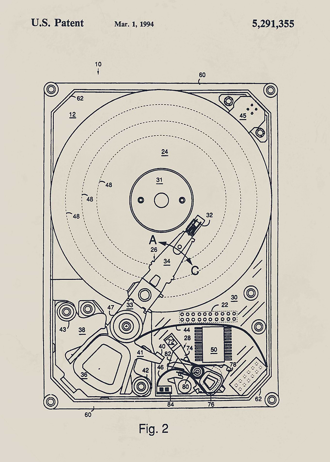 Hard Disk Drive Patent