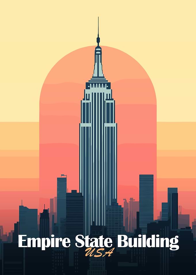 Empire State Building Poster