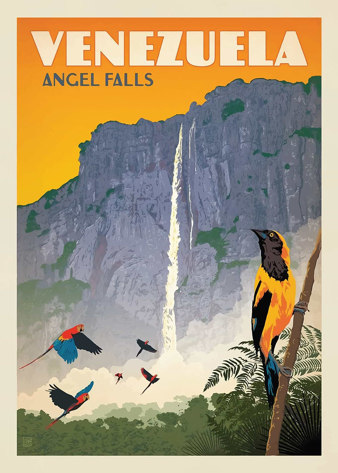 Venezuela Angel Falls Poster