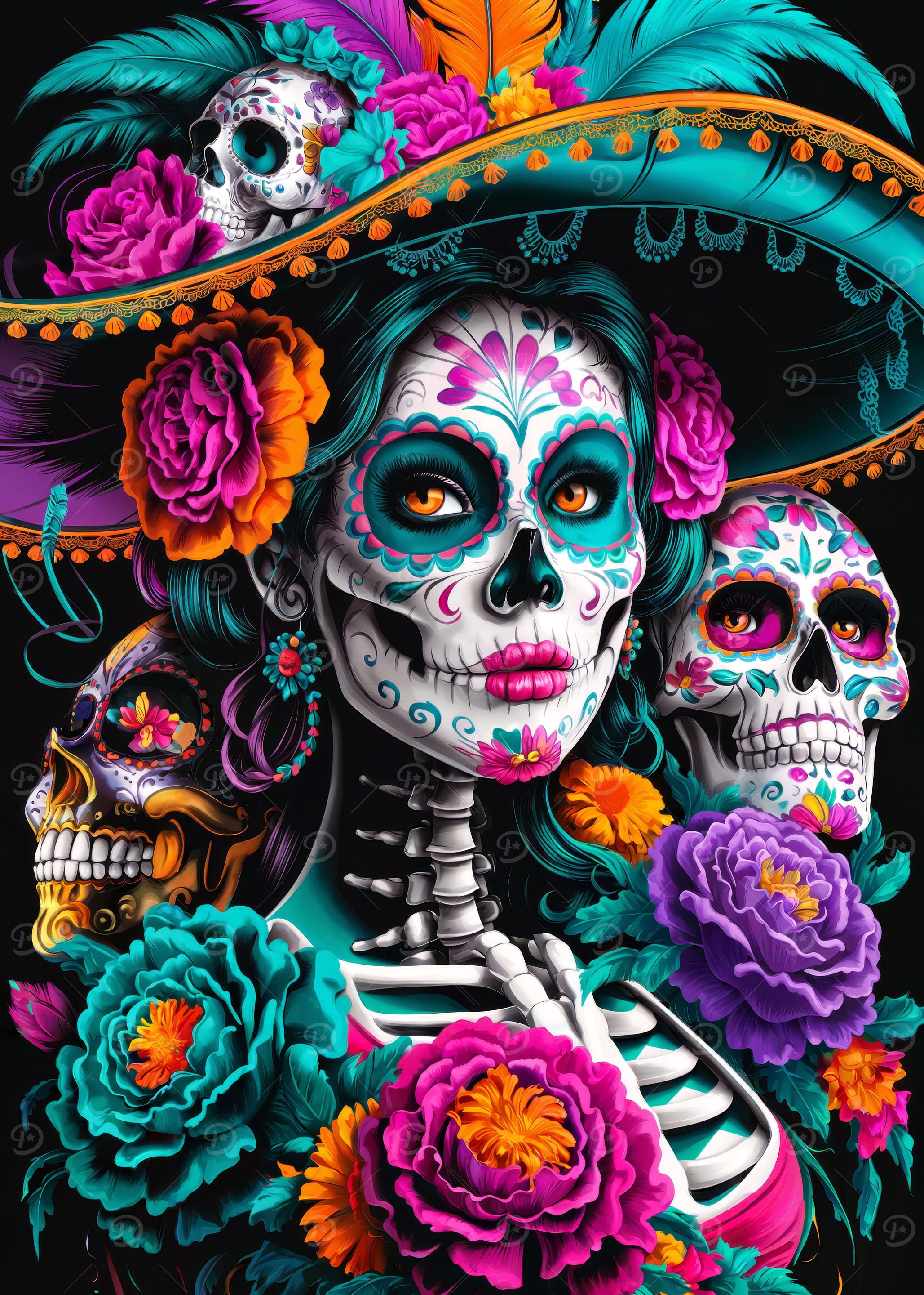 Sugar Skull Woman