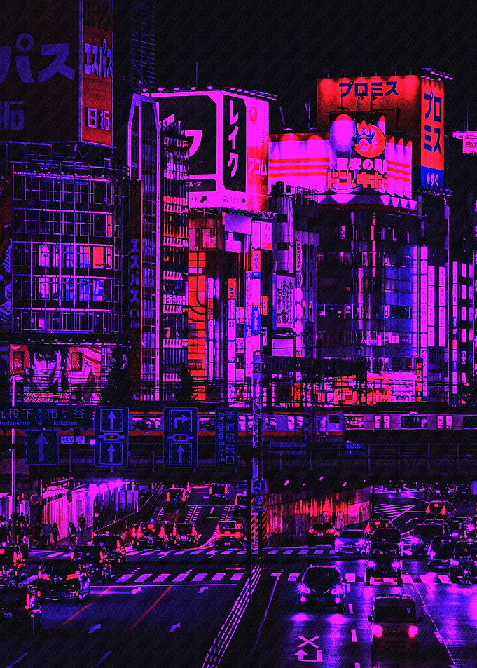 Neon Tokyo Night