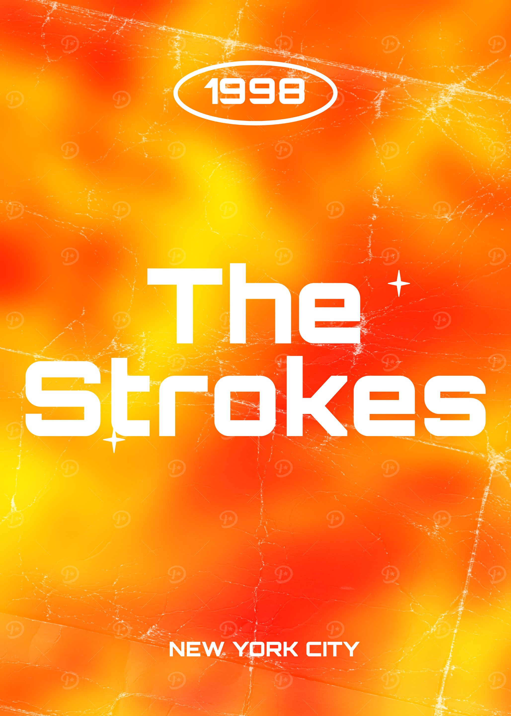 The Strokes 1998 Poster