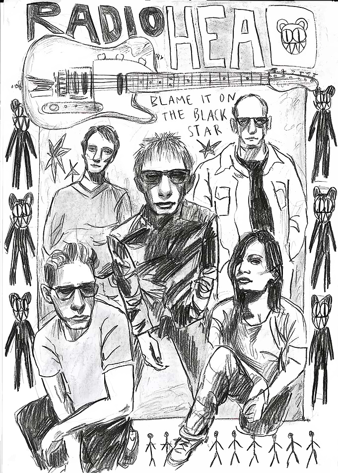 Radiohead Band Sketch