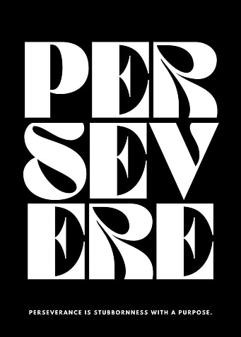 Persevere Motivational Poster
