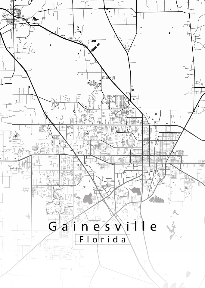 Gainesville Florida Map