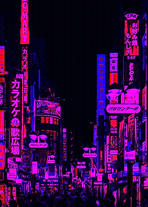 Neon Tokyo Street