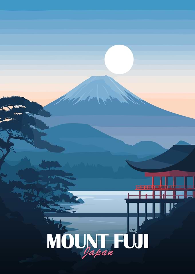 Mount Fuji Japan Poster