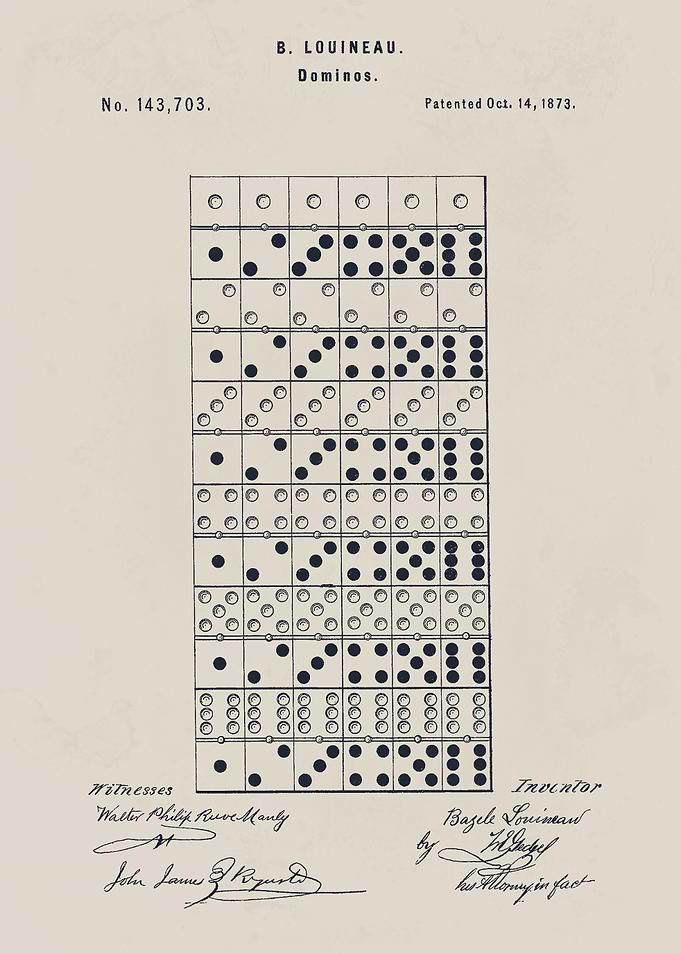 Domino Patent Illustration