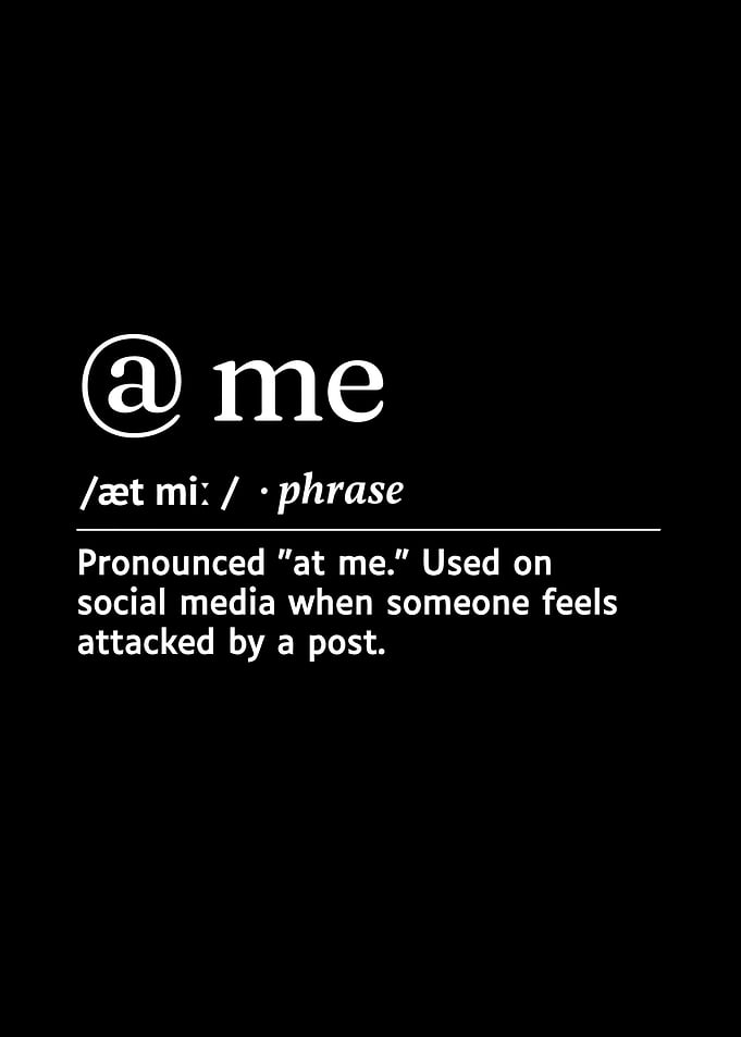 @me - Social Media Phrase