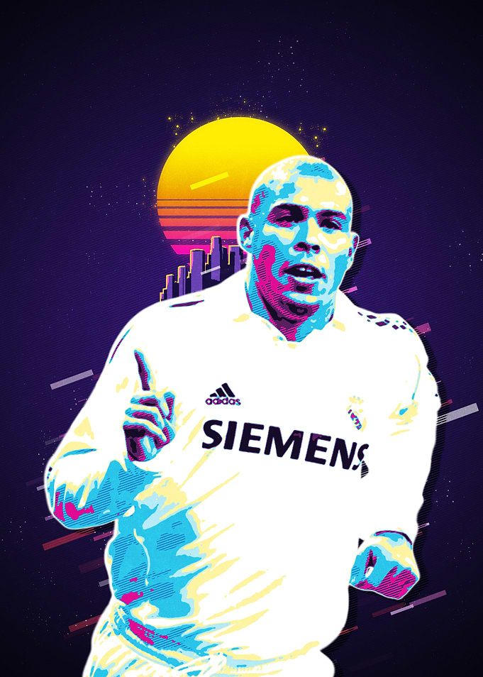 Ronaldo Retro Art