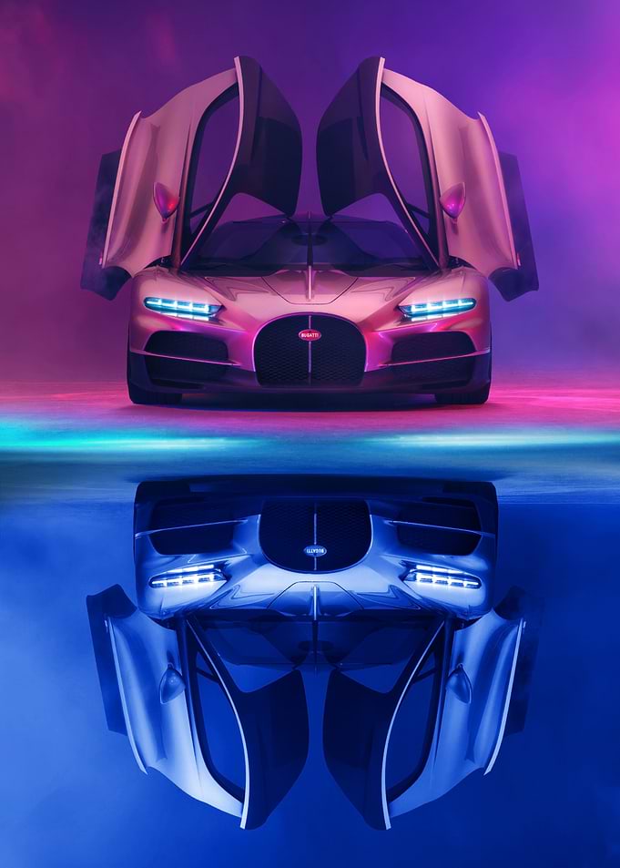 Bugatti La Voiture Noire Reflection
